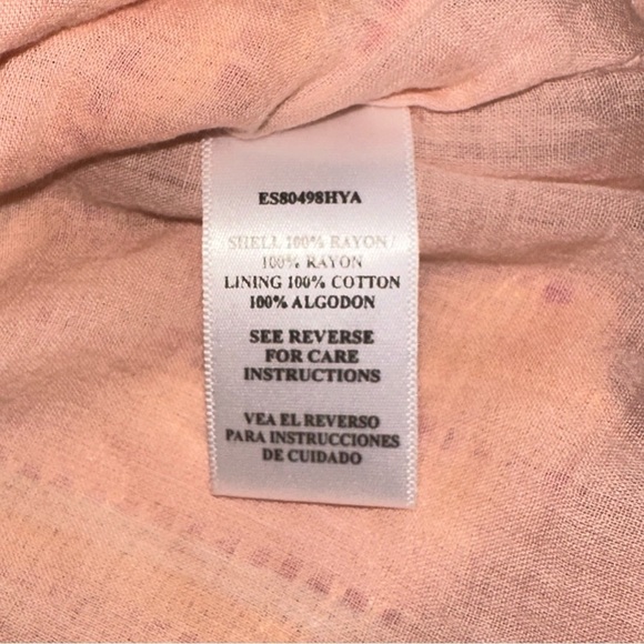 Altar'd State Soft Peach Tie Paperbag Skirt Button Fly Striped Size Medium - Picture 5 of 7